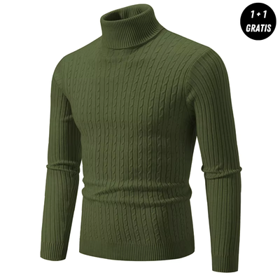 Warmer Strickpullover mit Rollkragen - ENZO