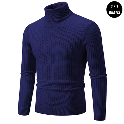 Warmer Strickpullover mit Rollkragen - ENZO