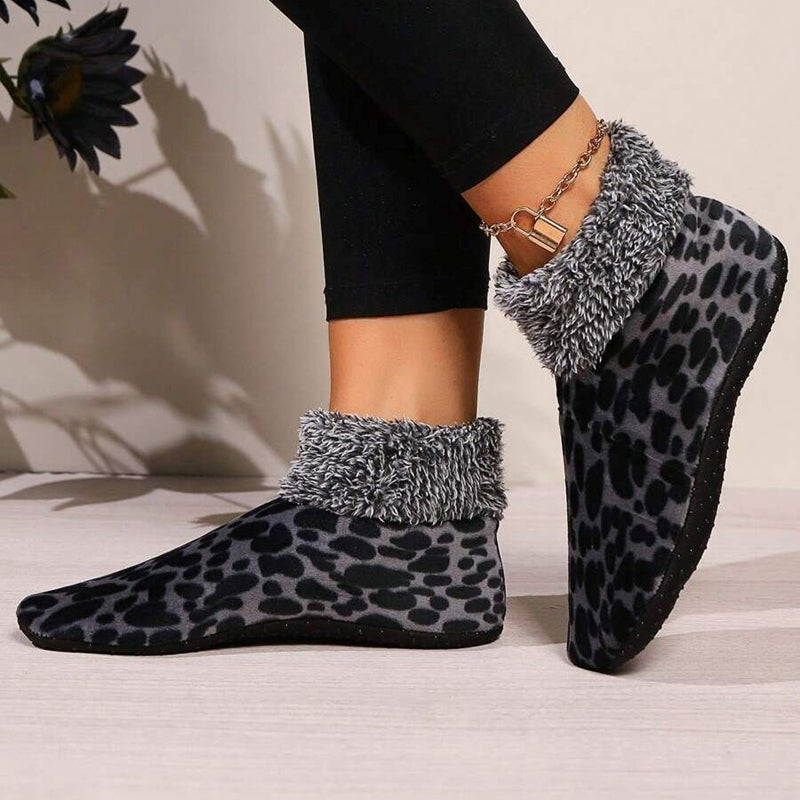 Warme Socken Mit Leopardenmuster