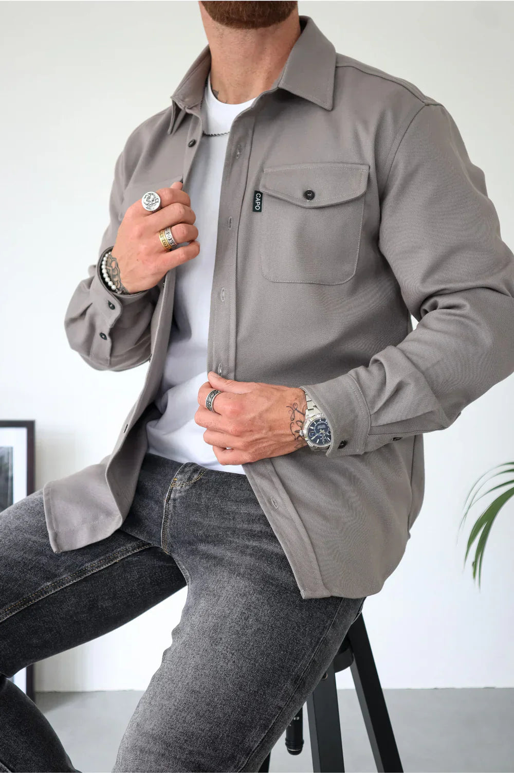 Leonardo - Elegantes Overshirt