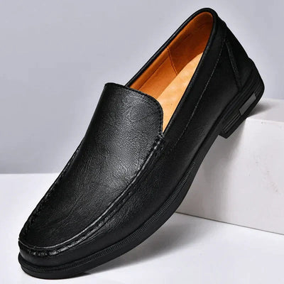 Xander™ – Glänzende Leder-Loafer