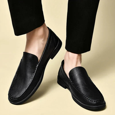 Xander™ – Glänzende Leder-Loafer