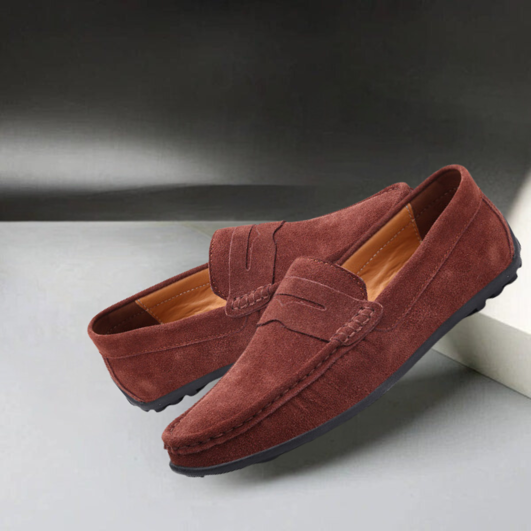 Tommy™ - Luxuriöse, stilvolle, winterwarme Wildleder-Loafer für Herren