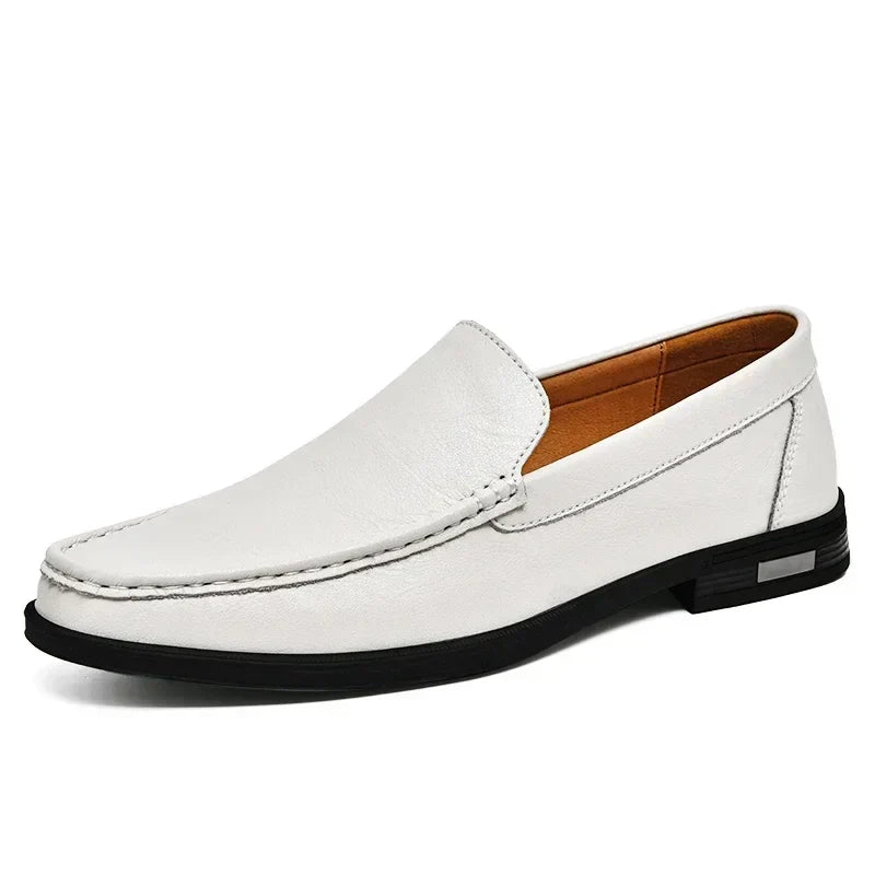 Xander™ – Glänzende Leder-Loafer