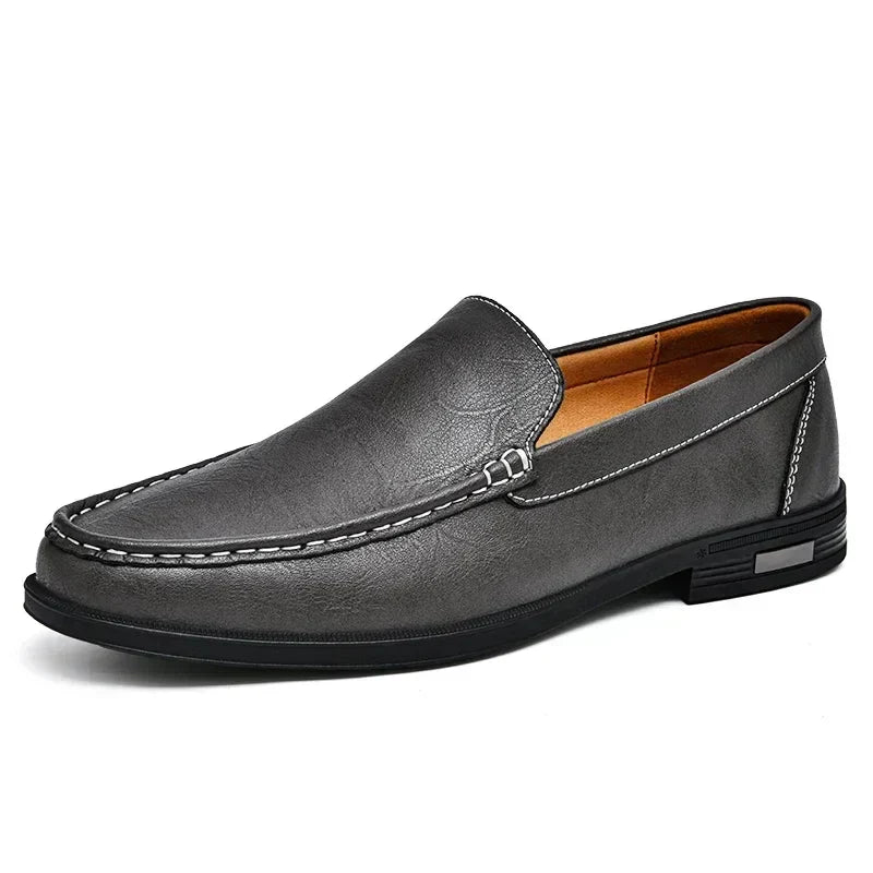 Xander™ – Glänzende Leder-Loafer