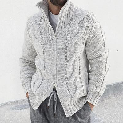 Terence Zip Pullover stricken