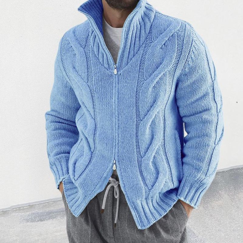 Terence Zip Pullover stricken