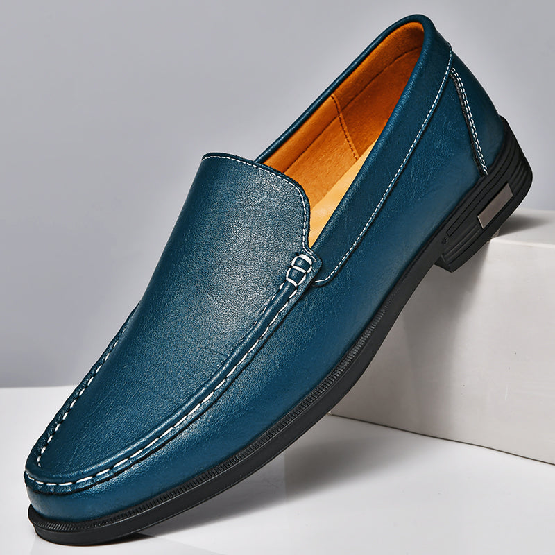 Xander™ – Glänzende Leder-Loafer