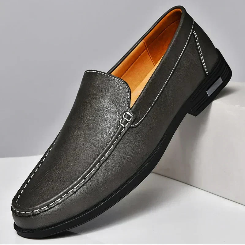 Xander™ – Glänzende Leder-Loafer