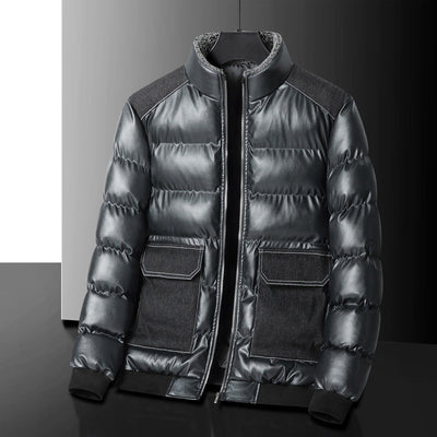 Ideales Geschenk - Urban Steppwinterjacke mit Stehkragen